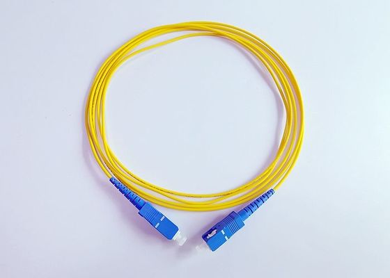 LSZH 2.0 มม. Ftth Simplex สายแพทช์ไฟเบอร์ออปติก SC UPC