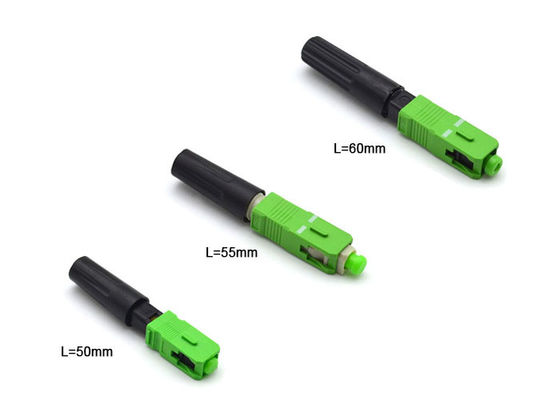 ตัวเชื่อมต่อไฟเบอร์ออปติกแบบมัลติ 50dB, Fast Connector Sc Apc