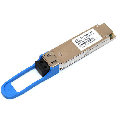 10KM DDM QSFP28 100G LR4 Wdm โมดูล Sfp, ตัวรับส่งสัญญาณไฟเบอร์ Sfp
