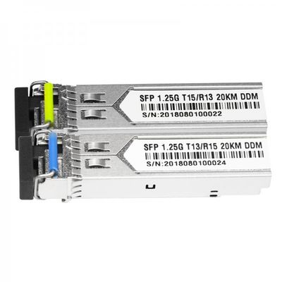 1.25G Lc Connector 20Km Single Bidirectional Optical Transceiver