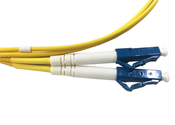 LC UPC Singlemode Duplex 2.0mm 1M สายแพทช์ไฟเบอร์ออปติก