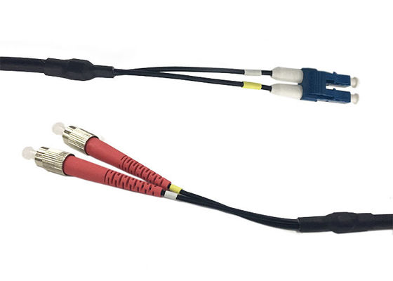 สายไฟเบอร์ออปติกดูเพล็กซ์โหมดเดี่ยว 4.8 มม., สายแพทช์ LC UPC