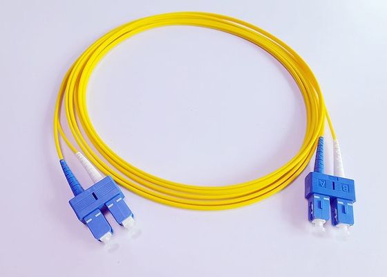 สายแพทช์ SC UPC Duplex Lszh ที่ทนทานสำหรับระบบ DWDM
