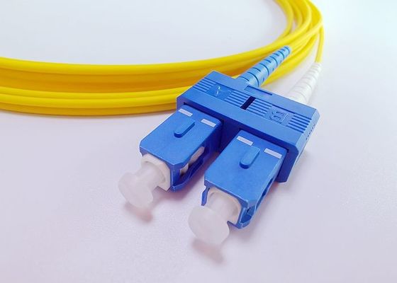 สายแพทช์ SC UPC Duplex Lszh ที่ทนทานสำหรับระบบ DWDM