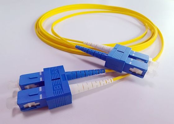 สายแพทช์ SC UPC Duplex Lszh ที่ทนทานสำหรับระบบ DWDM