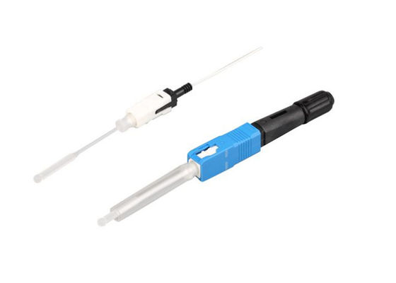 Hot Melt FTTH SC APC SC UPC ตัวเชื่อมต่อไฟเบอร์ออปติกที่รวดเร็ว