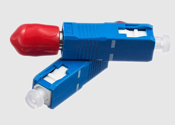 Simplex ST UPC Male ถึง SC UPC Female Fiber Optic Cable Adapter