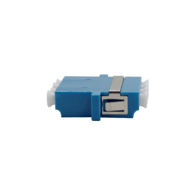 CE อนุมัติ SM MM OM3 4 คอร์ Quad LC Fiber Optic Adapter