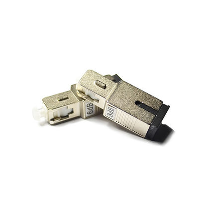 SM Simplex 2.0mm 5db อุปกรณ์เสริมไฟเบอร์ออปติก Sc Apc Attenuator