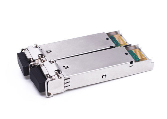 เป็นไปตาม RoHS Duplex 20km DDM 1310nm Lc Sfp Transceiver